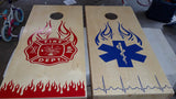 StickerChef Printed Sea Turtle Beach Scene Cornhole Decal Set – Full-Color (Set of 2)
