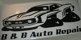Black Vinyl Wall Decal - Second Gen Firebird WC104