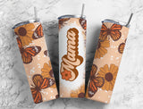Monarch Butterfly Smiley Face 20 oz Skinny Tumbler - Sublimated Coffee Mug BS17