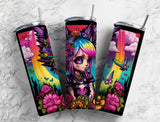 Fantasy Fairy Starlight 20 oz Skinny Tumbler - Vibrant Sublimated Design