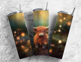 Baby Highlander 20 oz Skinny Tumbler - Cute Subwrap Design for Kids