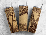 Giraffe Skinny Tumbler 20 oz - Sublimated Design for Coffee and Travel