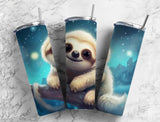 Baby Sloth 20 oz Skinny Tumbler - Fun  Stylish Drinkware for Kids