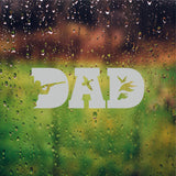 Dad Duck Hunting DIY Etched Glass Vinyl Gun Cabinet DH5