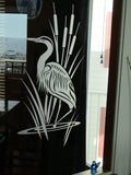 StickerChef Monogram Name Etched Decal- For Shower Doors, Glass Doors