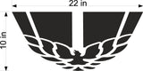 Trans Am Bird Hood Golf Cart Side by Side ATV Decals Stickers GCH02