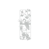 Heron Garden Scene Etched Vinyl Decal for Shower Doors - 24" x 52"