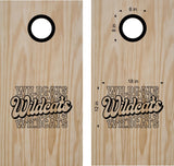 Wildcats High School Mascot Cornhole Decals  Stickers for Sports Fans