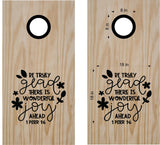 1 Peter 1-6 Verse Scripture Cornhole Board Vinyl Decal Sticker