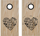 1 Samuel 2-2 Verse Scripture Cornhole Board Vinyl Decal Sticker