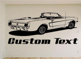 1965 Classic Car Wall Decal - Stylish Vinyl Sticker for Boys Room Decor