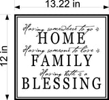 Home Wall Decals - Having Somewhere to Go Is Home Inspirational Graphic Decor