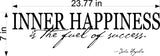 Inner Happiness Wall Decal - Inspiring Home Decor Sticker for Success