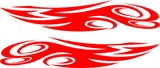 Flame Decals for Cars Trucks and Boats - Model SFHF43