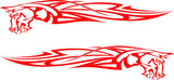 Tribal Horse Flames Car Decals - Stylish Stickers for Trucks Boats  Golf Carts