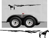 Appaloosa Equestrian Horseback Riding Horse RV Camper Trailer Camping Decal Sticker Graphic Mural