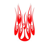 Auto Truck Car Hood Flame Graphics Decals - HH01 Stylish Vehicle Accents