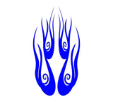 Auto Truck Car Hood Flames Graphics Decals - Custom Flame Design HH11