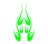 Car Hood Flames Graphics Decals for Trucks and Autos - HH17