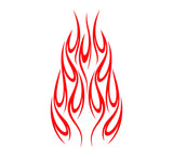 Auto Truck Car Hood Flames Decals - Stylish HH40 Graphics Kit