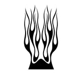 Auto Truck Car Hood Flames Graphic Decals - Bold Customizable Flame Design HH52