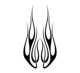 Car Hood Flames Graphics Decals for Trucks  Autos - HH55