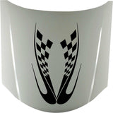 Checkered Flag Hood Decal for Auto Truck ATV  Dune Buggy  Stylish Graphics Upgrade CF25