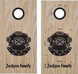 beach lake life cornhole decals