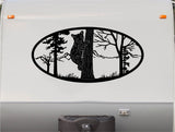 Bear Climbing Mountains RV Motor Home Replacement Decals