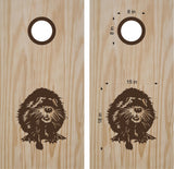 Beaver Animal Decals for Cornhole Boards - Fun Bean Bag Toss Stickers
