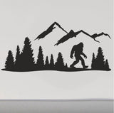 Bigfoot Mountain RV Camper Replacement Decal - Nature Scene Trailer Sticker
