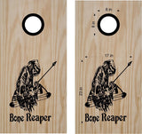 hunting fishing cornhole decal
