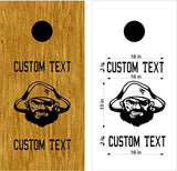 Buccaneers Cornhole Board Decals  Stickers for Both Boards - Team Spirit Decor
