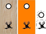 hunting fishing cornhole decal