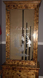 Buck Standing Deer Etched Glass Vinyl Gun Cabinet Sliding Front Shower Office Window Door Decal Stickers Sticker - Sticker Chef