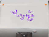 Butterfly RV Camper Vinyl Decal Sticker - Whimsical Nature Design for Travel Enthusiasts