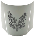 Tribal Flames Butterfly Wings Vinyl Decal for Auto  Truck B004
