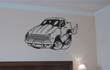 Car Wall Decal - Vinyl Auto Mural for Boys Room Decor