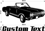 Car Wall Decals Stickers Man Cave Boys Room Décor