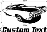 Car Wall Decals Stickers Man Cave Boys Room Décor