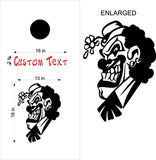 Joker-Themed Cornhole Board Decals  Stickers for Custom Game Play