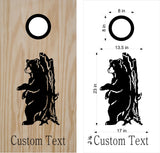 hunting fishing cornhole decal