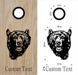 hunting fishing cornhole decal