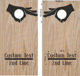 Nutcracker Vinyl Decal Sticker for Cornhole Boards - Festive Game Decor