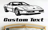 Car Wall Decals for Man Caves  Boys Rooms - Stylish Automotive Graphics Decor
