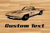 Stingray Convertible Car Wall Decal - Auto Wall Mural - Vinyl Stickers - Boys Room Decor