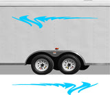 Custom Pontoon Boat Decals  Stripes - CB40 Replacement Trailer Set