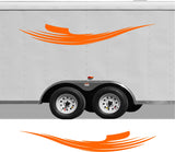 Custom Pontoon Boat RV Decals  Stripes - CB41 Trailer Replacement Set