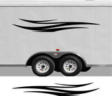 Custom RV Decals and Stripes for Pontoon Boat Trailer  CB44 Replacement Set