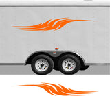 Custom Pontoon Boat RV Decals  Stripes - CB45 Replacement Trailer Set